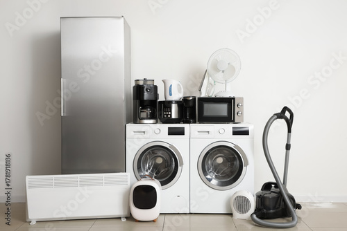 Different modern household ...