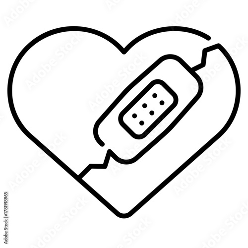 Self Healing line Icon