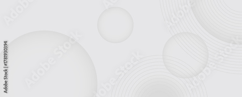 Abstract geometric background with soft white and gray gradient for high tech graphic business background. Template illustration design, web background, wallpaper, desktop, bubbles.