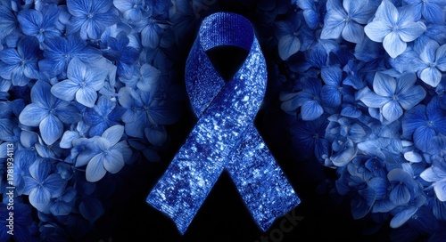 Cornflower Blue Ribbon: June's Campaign for ALS Awareness & Charity Research on Lateral Sclerosis Disease