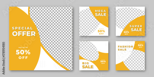 Fashion Sale Social Media Post Cover Template. Sale Social media, Promotions design