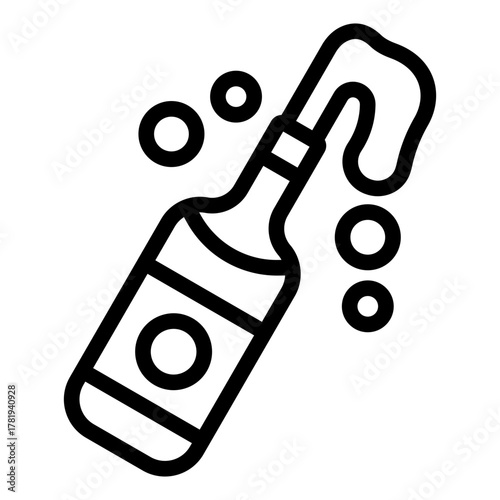 champagne icon vector