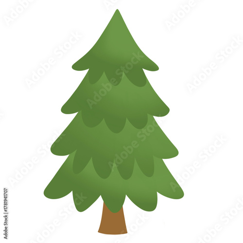 Festive Action, Christmas Tree, Holiday Celebration, Digital Illustration, Merry Environment, Cheerful Viewpoint, Christmas Spirit