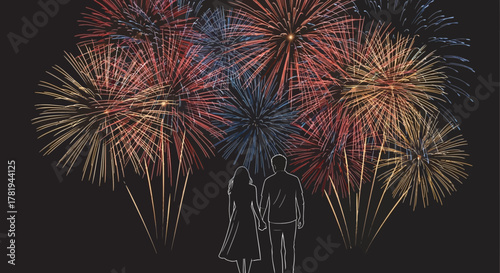 Cartoon woman in warrior pose on yoga mat in bright room.