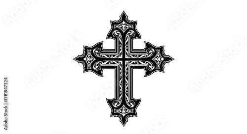 Ornate gothic cross