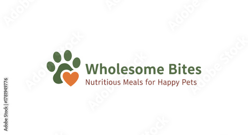 Pet Food Logo Vector – Premium Pet Meals Branding Design - Pet Meals Logo Vector – Dog & Cat Food