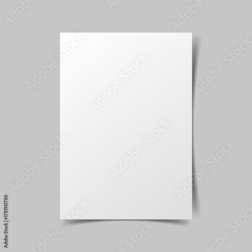 Realistic blank empty notebooks mockup icon in flat style. Paper notebook vector illustration on isolated background. Booklet sign business concept.