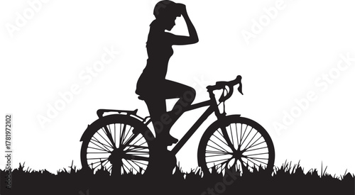 Abstract geometric composition with bold color accents and typographic elements