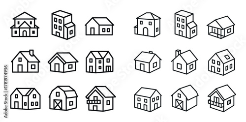 Low-Poly Home Icons