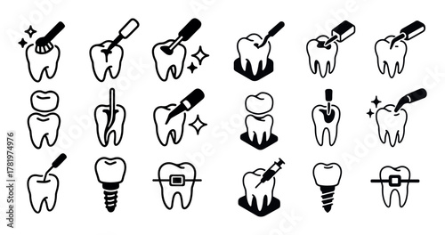 Dental Procedure Icons