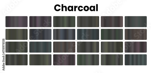 Deep charcoal gradients, bold dark gray hues, intense and powerful tones, perfect for dramatic designs, modern art, and strong textures, sophisticated appeal