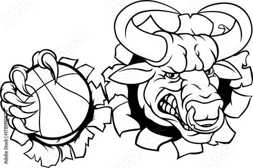 A bull or Minotaur monster ...