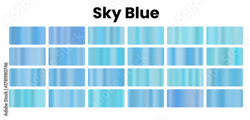 Airy sky blue gradients, light and serene hues, peaceful heavenly tones, perfect for calm designs, fresh art, and soothing textures, vibrant and tranquil appeal