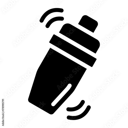 cocktail shaker icon vector