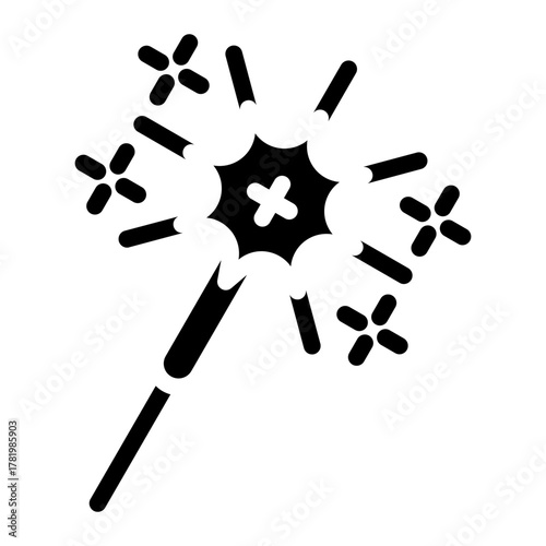 sparkler icon vector