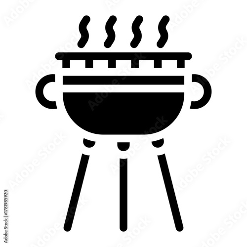 barbeque icon vector