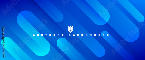 Abstract blue background with diagonal lines. abstract gradient blue background. Dynamic shapes composition.