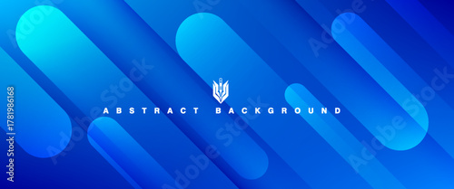 Abstract blue background with diagonal lines. abstract gradient blue background. Dynamic shapes composition.