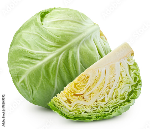 Cabbage isolated on white background