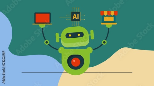 Agentic AI system connects physical store operation with digital presence using adaptive network of data driven automation.