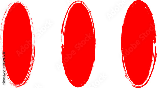 Vector illustration of a red and white beach ball
