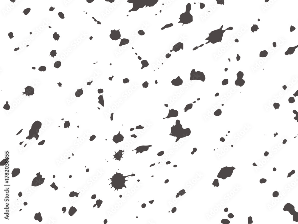 Fototapeta premium Dark splatters abstract pattern texture vector