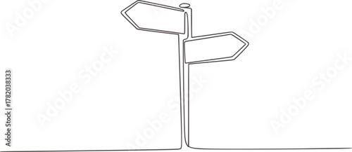 Directional signpost guidance choice path