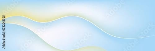 Abstract cirrus clouds. Light blue, pink color vector banner. Pastel gradient sky pattern. Blurred light fuzz colorful gradient background.