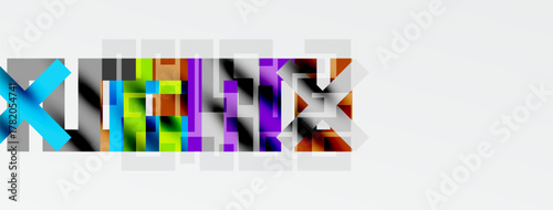 Colorful text spells XULUX using pixelated blocks. Background is black, with white horizontal band above, below lettering.