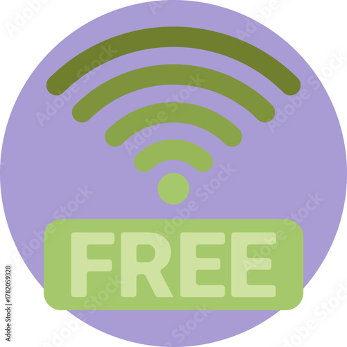 Indicates that complimentary wireless internet access is available for all guests.