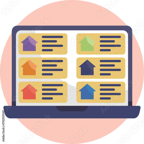 Digital booking display – Shows room availability and reservation status for a BnB.
