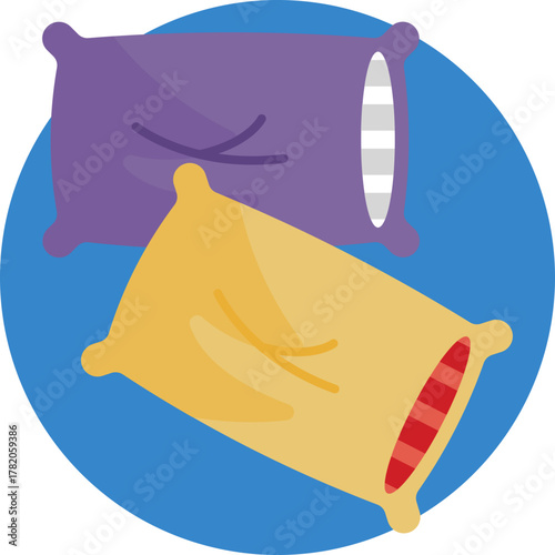 Decorative and cozy pillows for guest comfort.