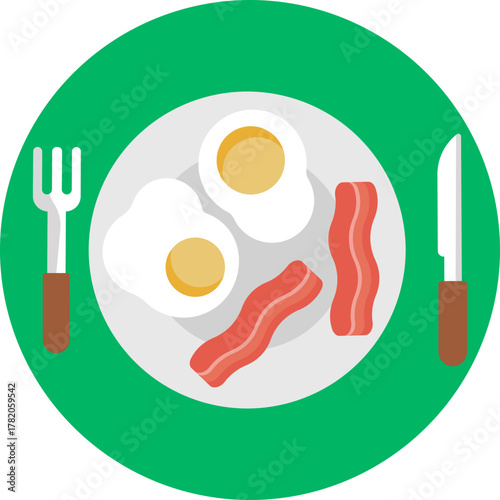 A simple fried egg, symbolizing morning meals at a bed and breakfast.