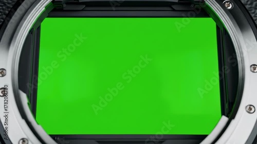 Camera Sensor and Lens Close-Up - Technology and Optics.