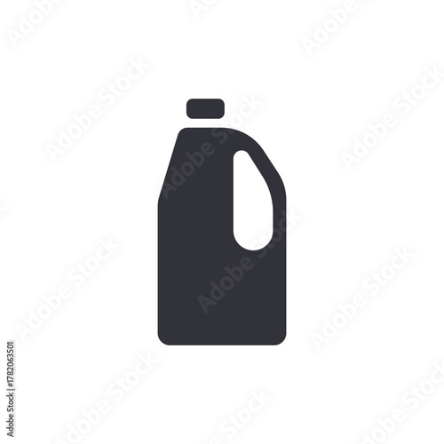 Container Silhouette Vector Gallon Bottle Icon Shape
