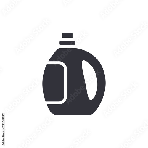 Laundry Detergent Bottle Vector Icon Isolated Design