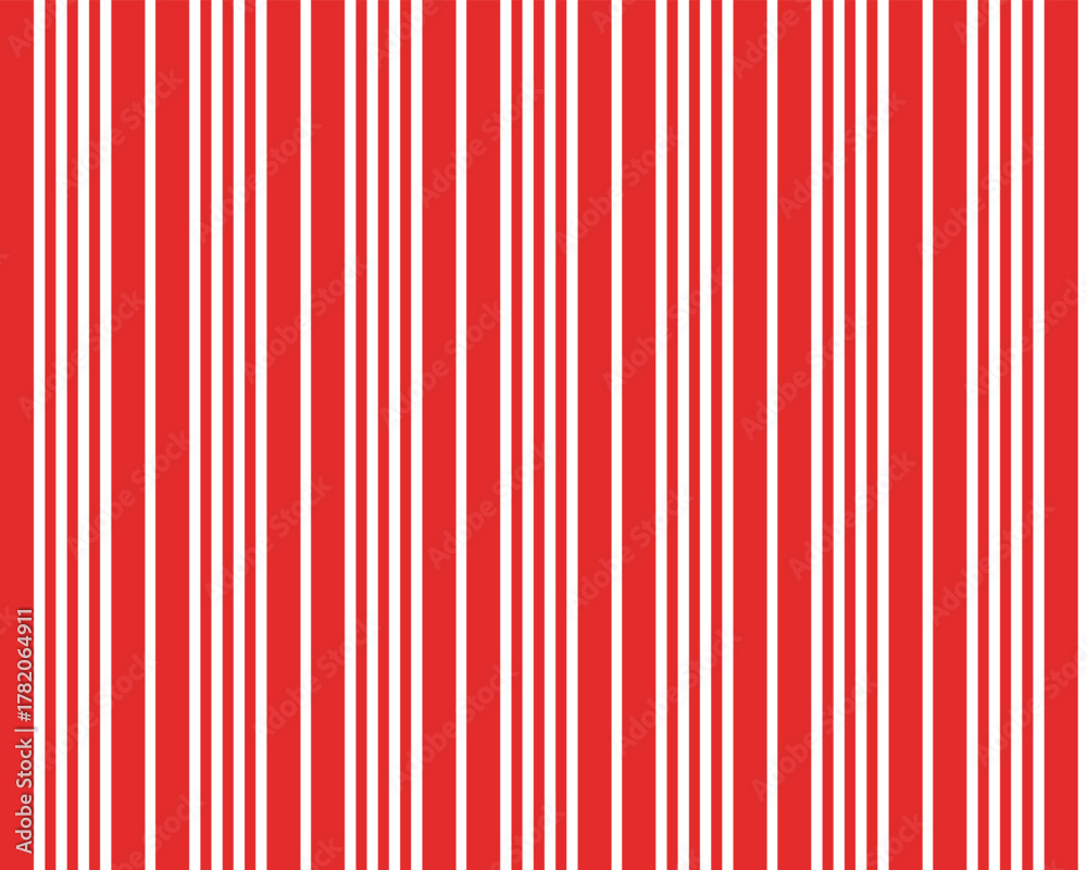 Naklejka premium Red and white diagonal stripes background vector illustration. Candy cane pattern for Christmas or New Year concept, flat lay. Stripe pattern for gift wrap, fabric pattern, textile, tile and wallpaper