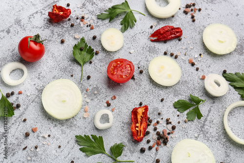 Fresh culinary ingredients ...