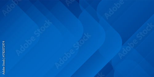 Abstract blue background with glowing geometric lines. Modern blue gradient square shape design. Futuristic technology concept. Suit for brochure, corporate, website, poster, banner,