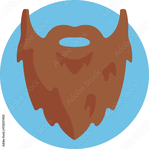 A full, rugged beard symbolizing a classic lumberjack style.