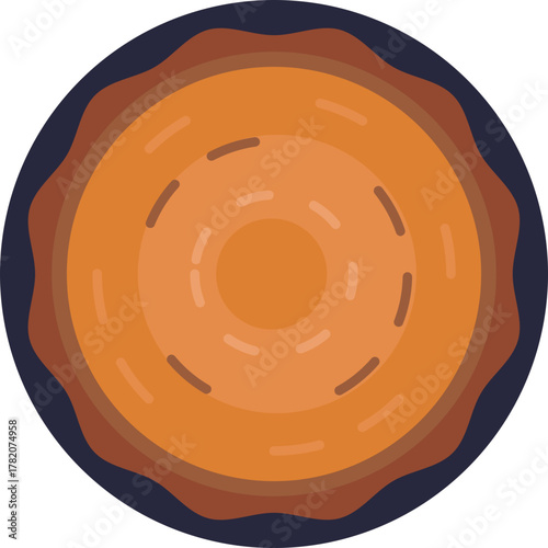 Cross-section of a tree trunk showing growth rings.