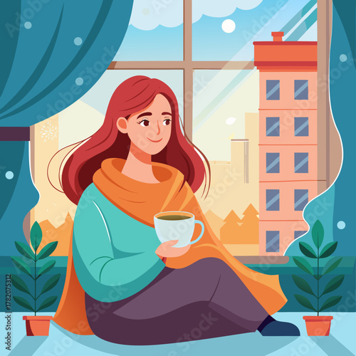 Cozy Winter Morning Indoors