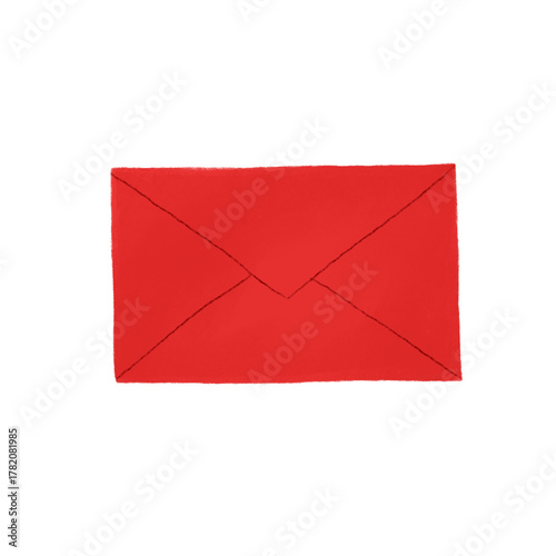 red lette  cute illustration