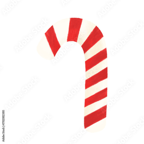 Candy Cane cute illustration