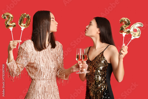 Beautiful young women with ...