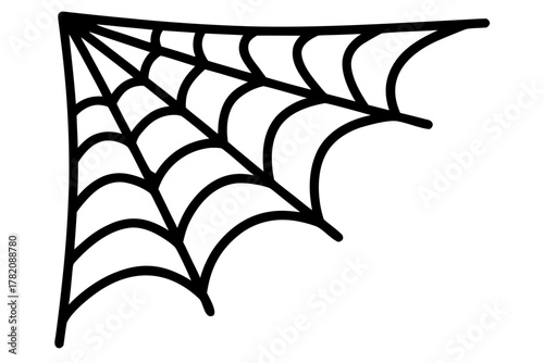 spider web silhouette,  vector, spider web black symbol
