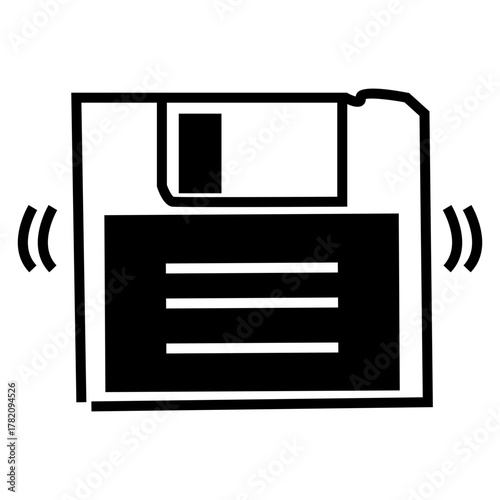 diskette computer vector illustration 