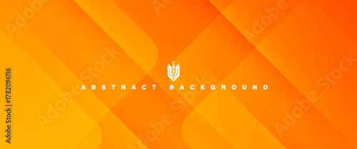 Abstract orange and yellow geometric background. Modern concept for graphic design, background, web design, poster, banner, book, slideshow. abstract orange background.