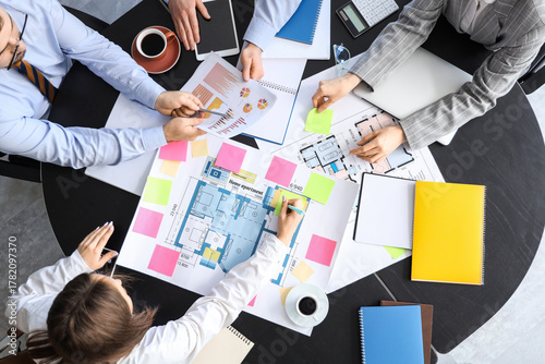 Business people working on ...