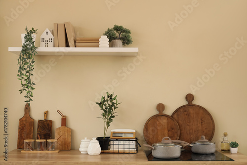 Modern kitchen interior des...